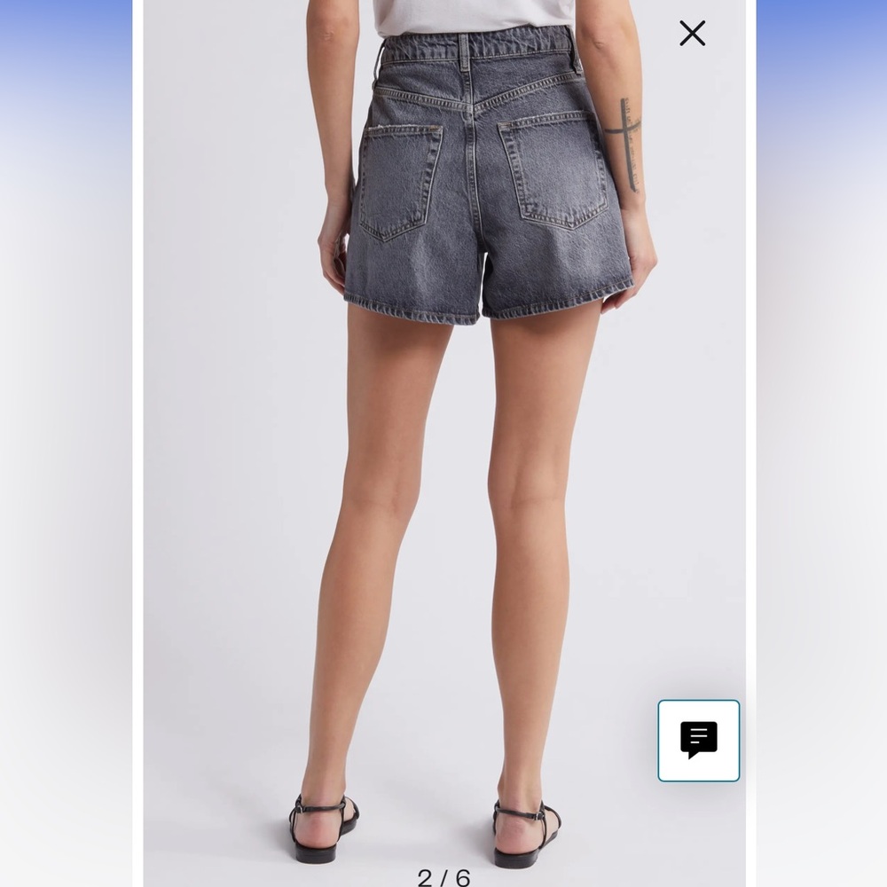 NWT Frame ZURICH EASY DENIM SHORT Size 26 - Picture 2 of 9